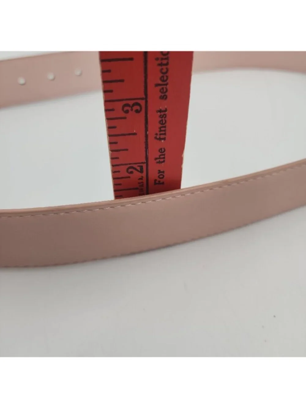 juicy couture Pink Women's Leather Belt Gold Heart Buckle Fits 33-38